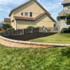 Kansas City Heinen Landscape backyard retaining walls.